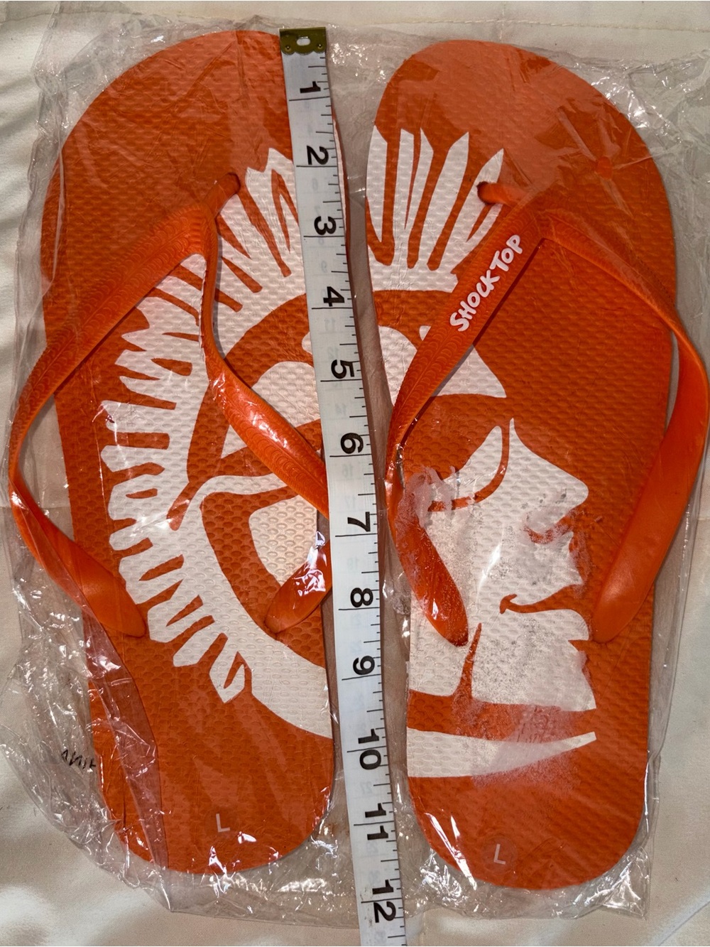 Orange Men's Flip Flops